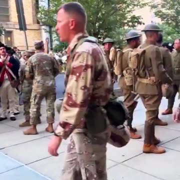 MILITARY PARADE PREP - CAN'T WAIT!!