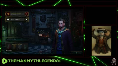 Hogwarts Legacy W TheManMythLegend sponsored by www.wickedteeskc.com