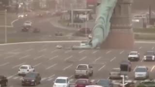 Statue of Havana in Guaíba, in Brazil’s Porto Alegre toppled today