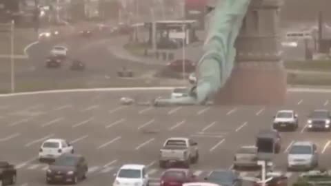 Statue of Havana in Guaíba, in Brazil’s Porto Alegre toppled today