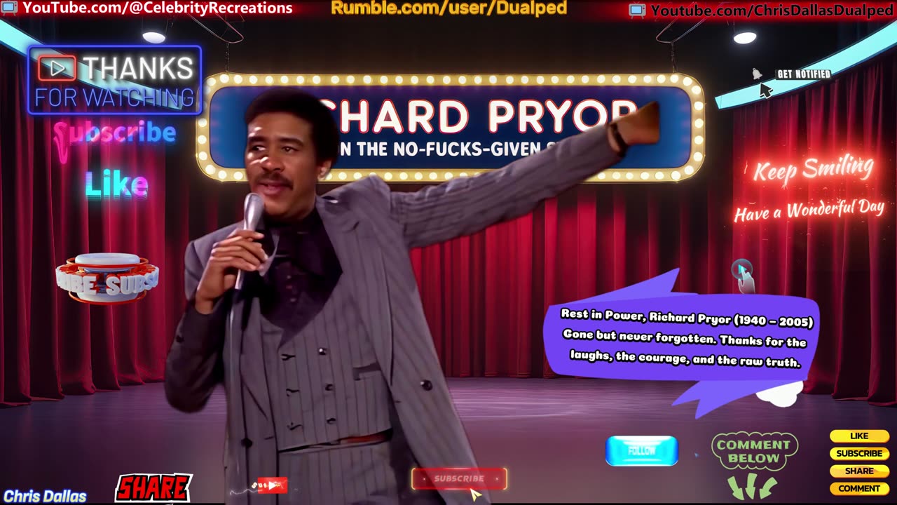 Richard Pryor Live On The Bull$hit Boulevard! Pryor Rises Again to Roast 2025 Politics!