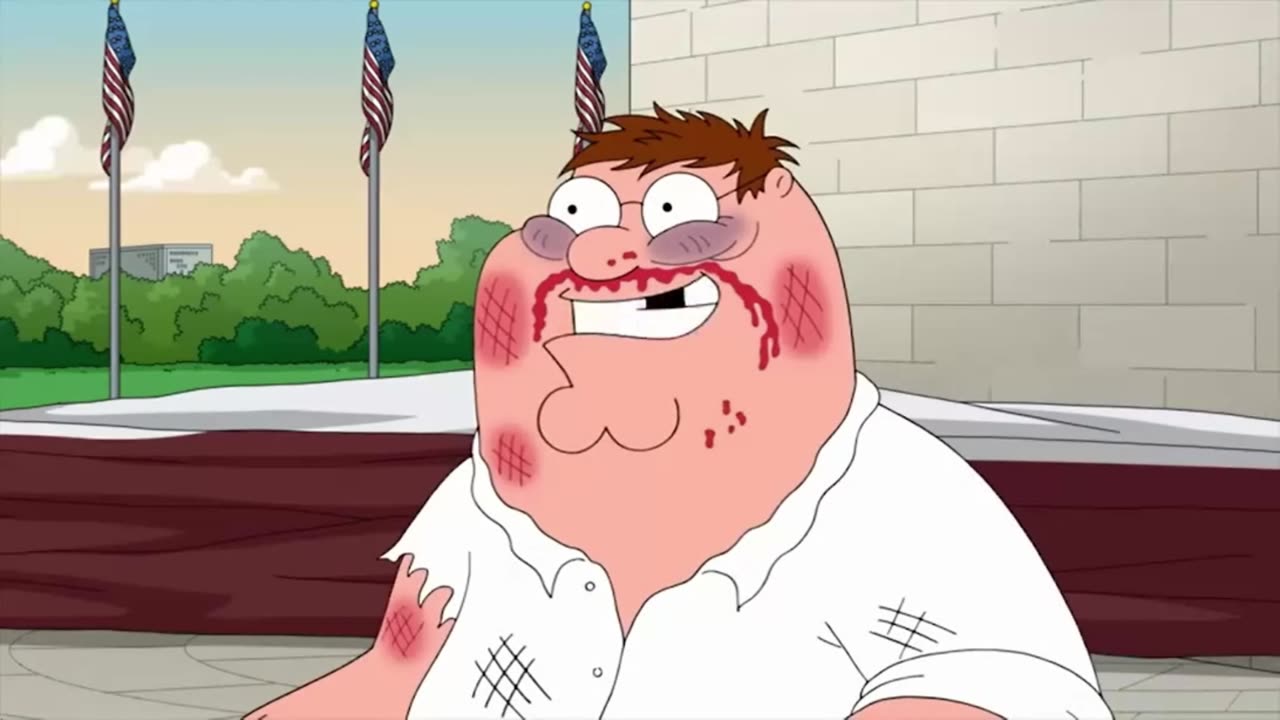 Peter Griffin Fights Donald Trump