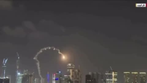 Footage captures the moment Israeli air defences malfunction live on camera