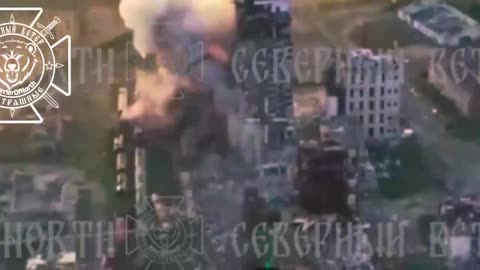 🇷🇺 Strike on the Ukrainian Armed Forces entrenched in the high-rise in Volchansk.