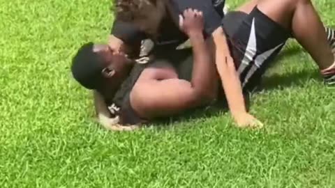 😮🥋 15-Year-Old Wrestler vs. College Football Star! | FCN