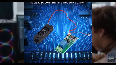 DC 5V Voice Recognition Module Speech Recognition Chip Custom Wake Word Voice Co