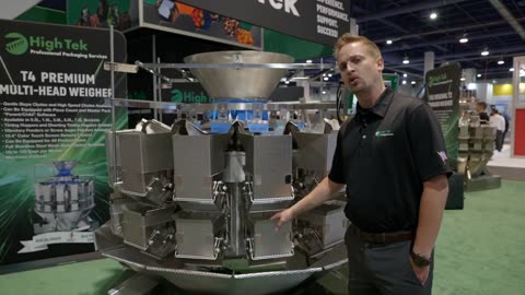 Fully Automatic Packaging Machine | Slope Packaging Machine | Potato Salad Factory | Hightek USA