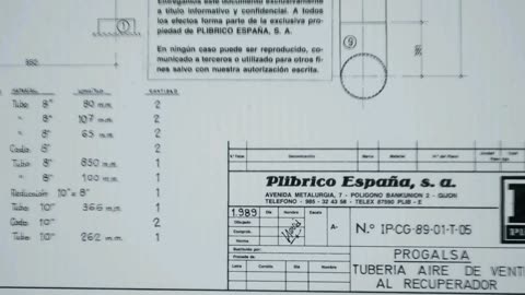 HORNO DE GALVANIZADO para PROGALSA 1989