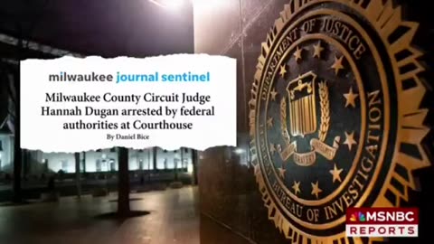 FBI ARRESTS Wisconsin judge for interfering in immigration policy. Things are heating up.....