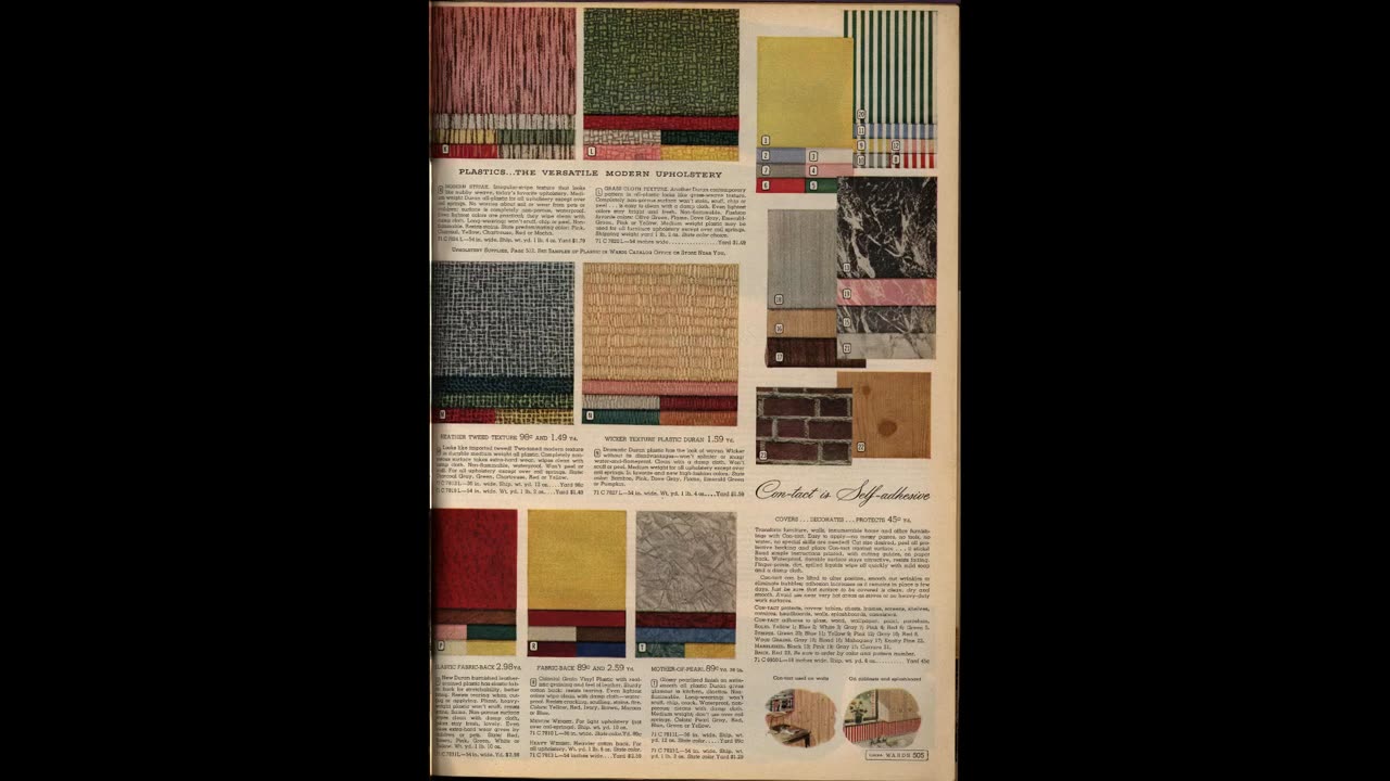 1956 Montgomery Wards Spring Summer Catalog ASMR #asmr