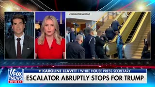 Karoline Leavitt Confirms Secret Service Investigating UN Escalator