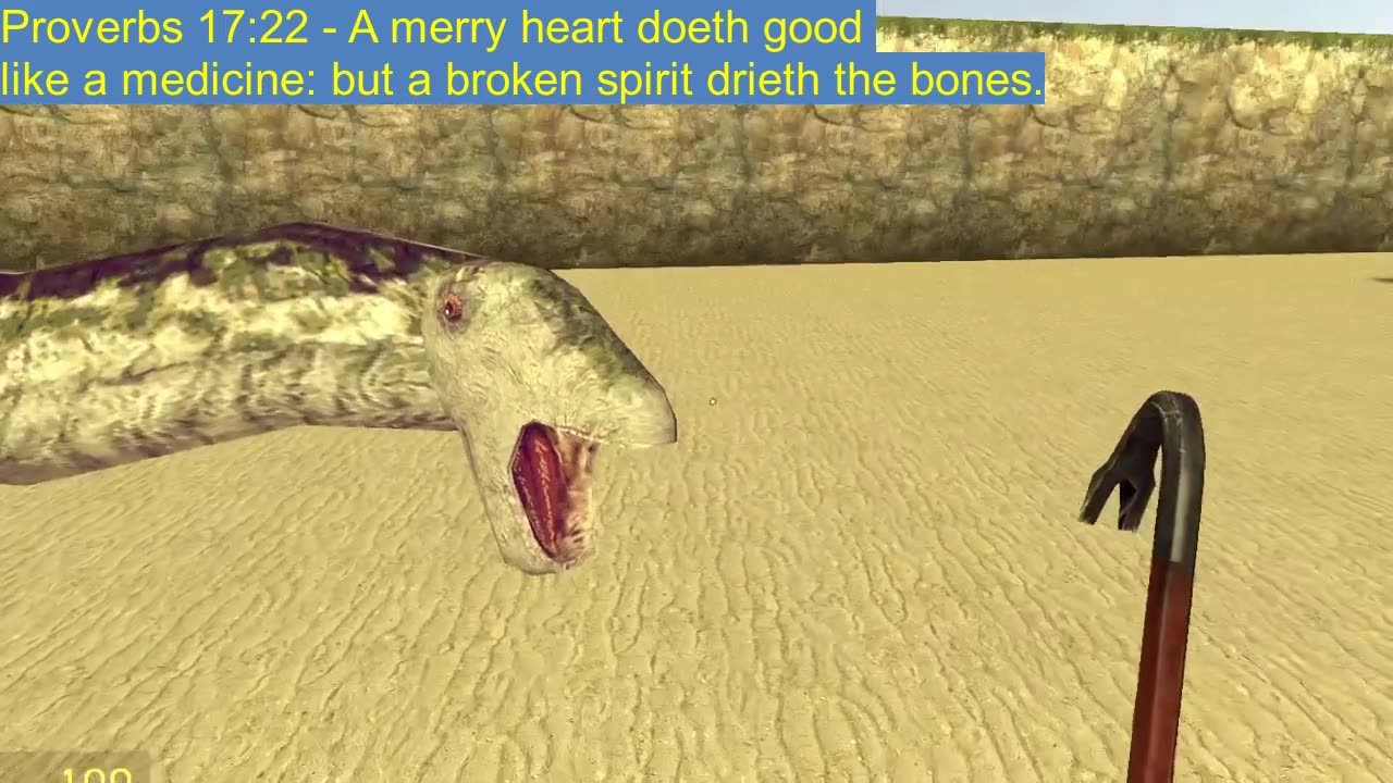 Dinosaur bible scripture on laughing KJV