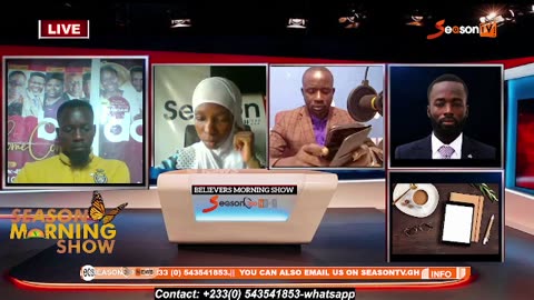 | Season Morning | 1. CDD Devotional | 2. Believers Show | -27/07/5997 |