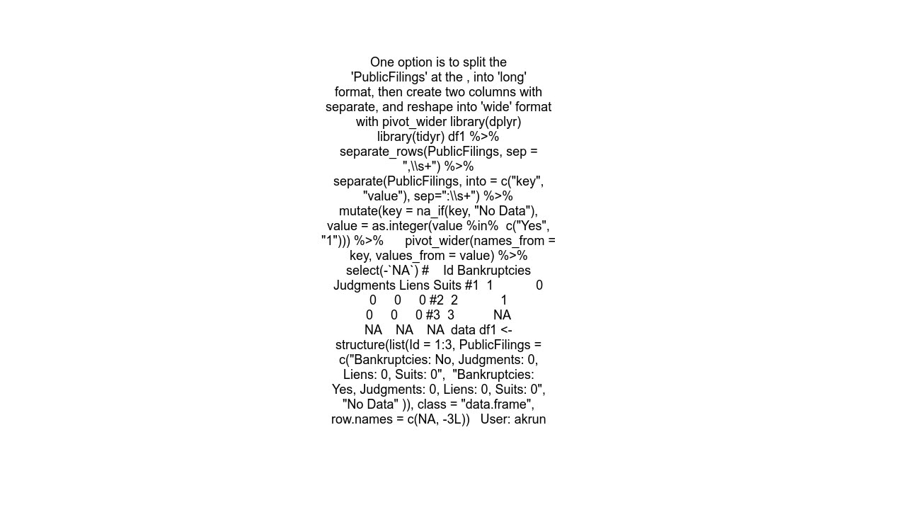How to parse or split string variable into multiple new variables in R