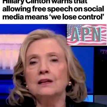 Hillary hates free speech