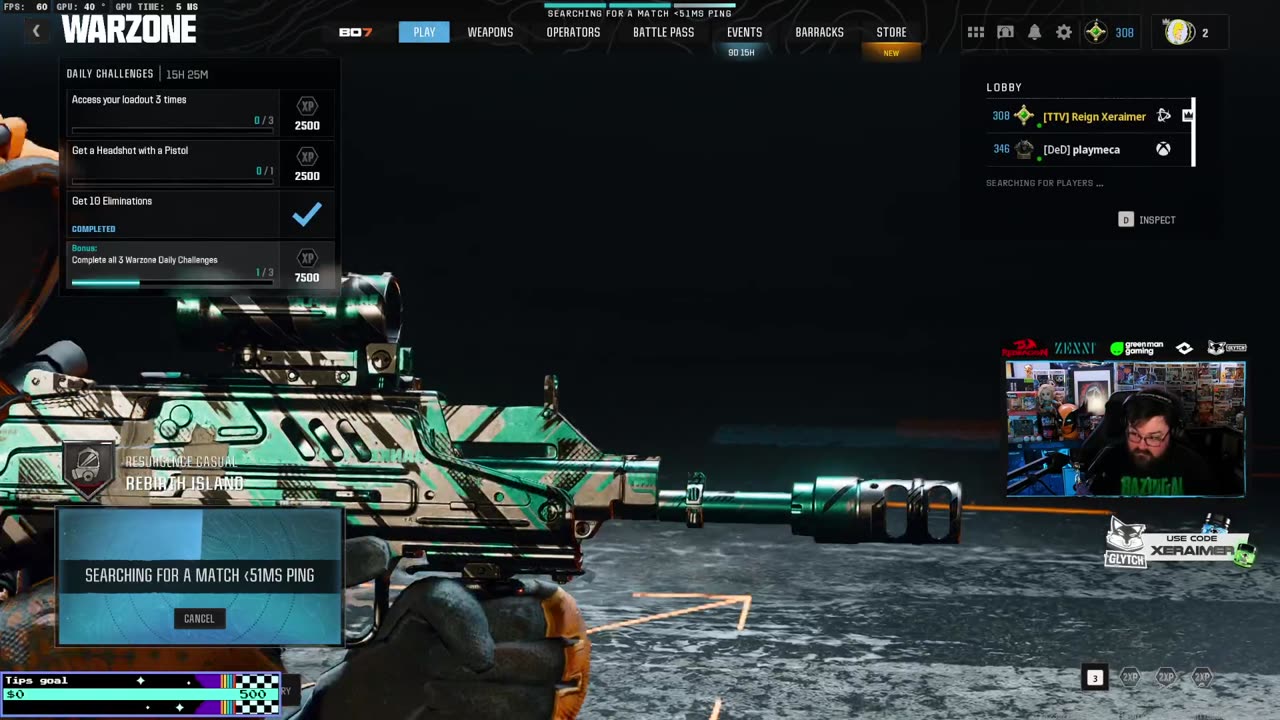 FIRST RUMBLE STREAM!!!!!!