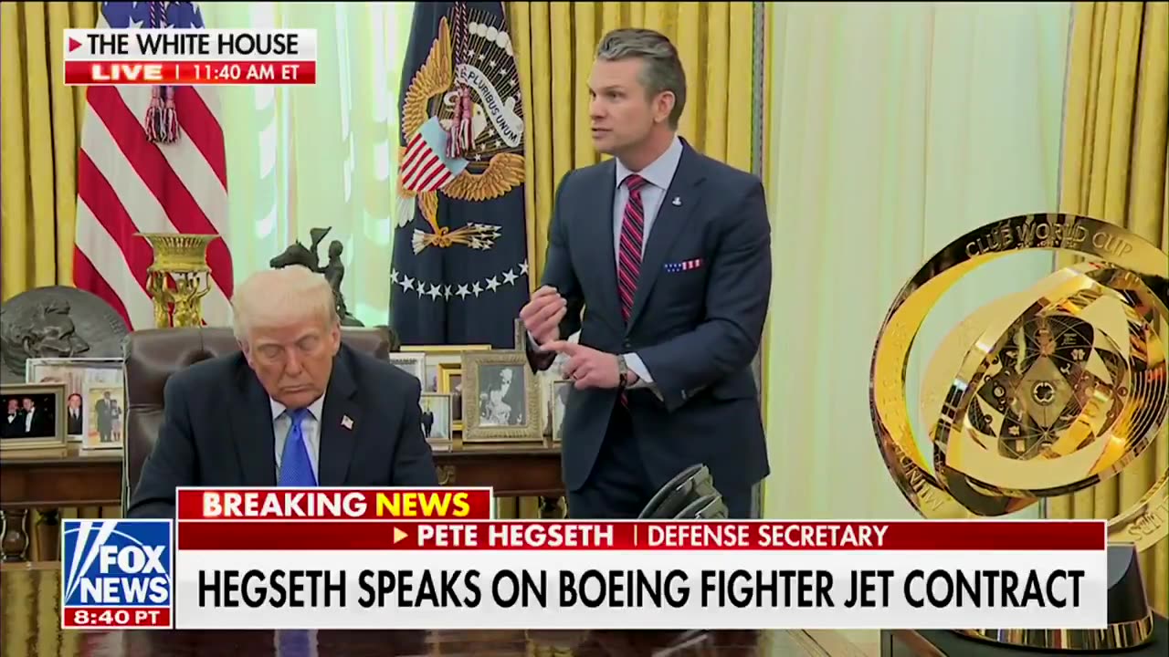 Pete Hegseth: "Now we have the F-47..."