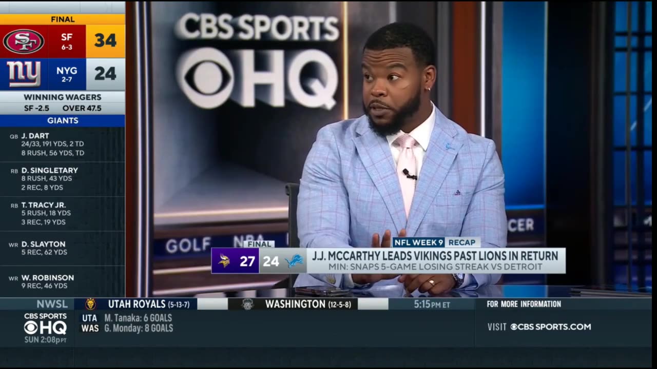 ESPN reacts to Vikings stun Lions 27-24 behind three-touchdown day from J.J. McCarthy