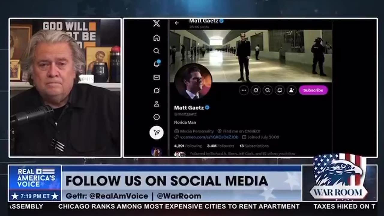 GAETZ: There’s no greater force in this world today than Trump. deserves the Nobel Peace Prize.