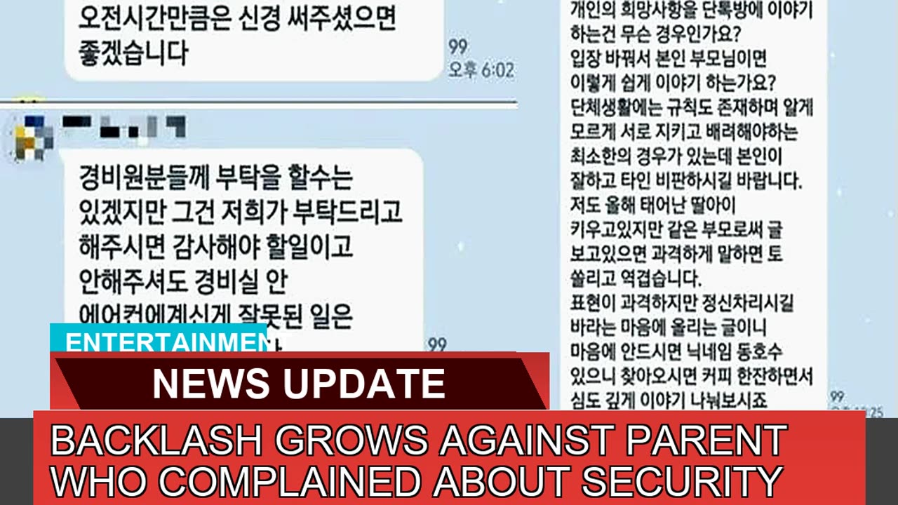 Backlash Grows Against Parent WHO Complained About