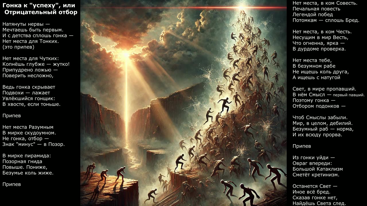 Гонка к "успеху", или Отрицательный отбор