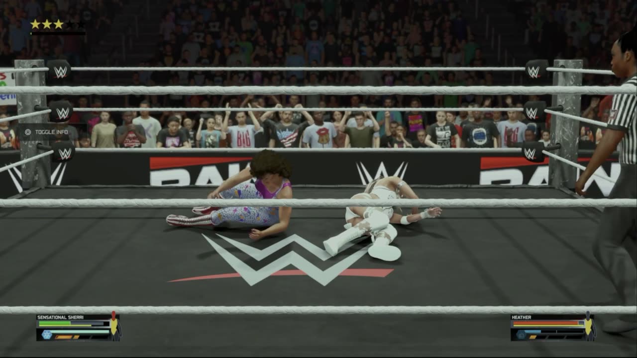 wwe 70 Sensational Sherri VS Heather