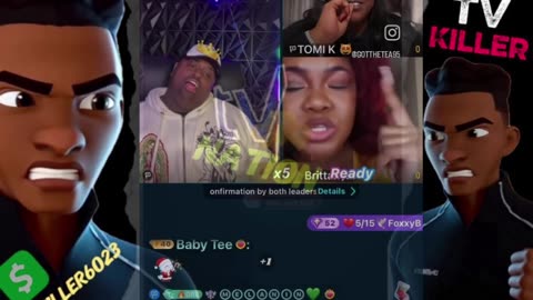 DRE BABY READS TOM RAT BRITTANY TOMIKAY LAUGHING HER FAT ASS OFF