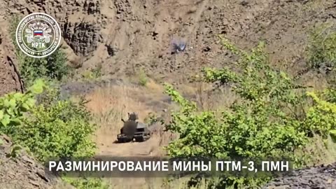 🤖🔥 Ukraine Russia War | Russian Courier UGV with Ignis Laser Demining System | RCF