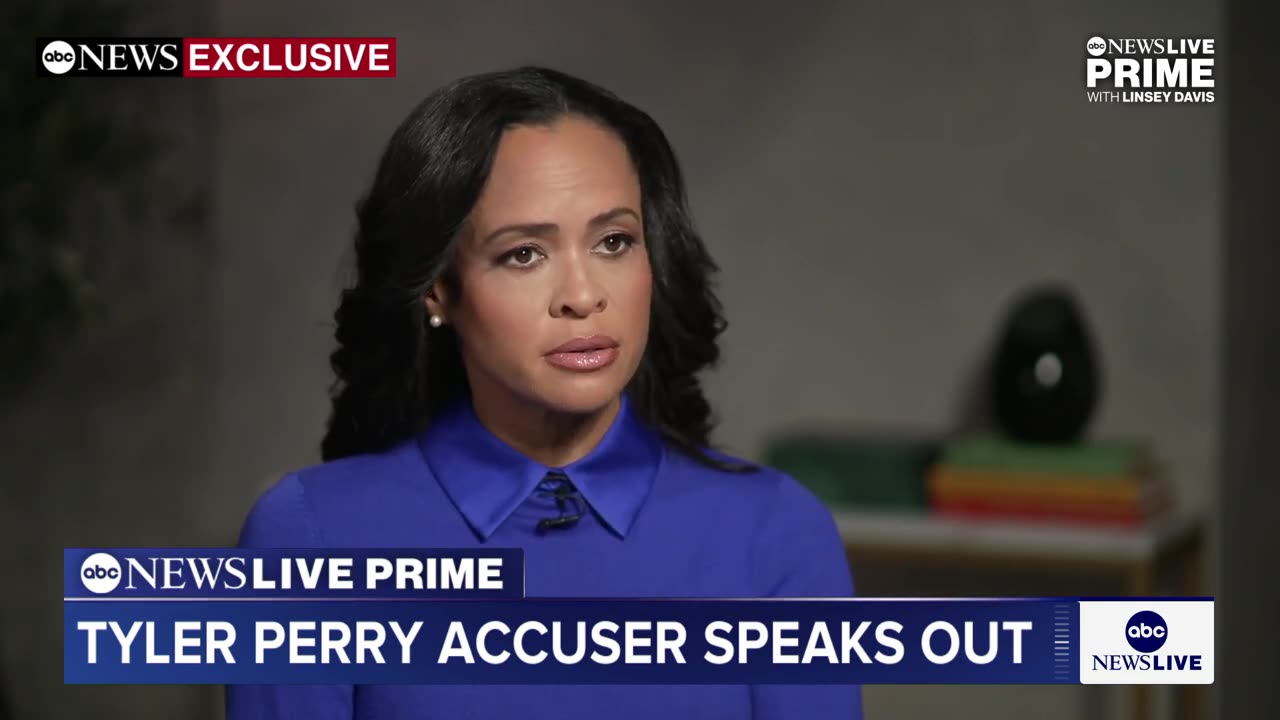 Tyler Perry accuser speaks out 1st on-camera interview since filing lawsuit