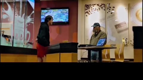 Old Man Goes Off Prankster