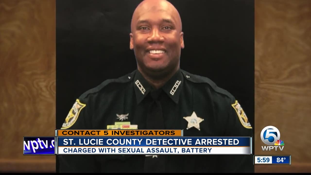 St. Lucie County black deputy Thomas Johnson arrested for sexual assault and battery