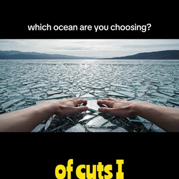 Glass Shard Ocean (Would You Swim?)