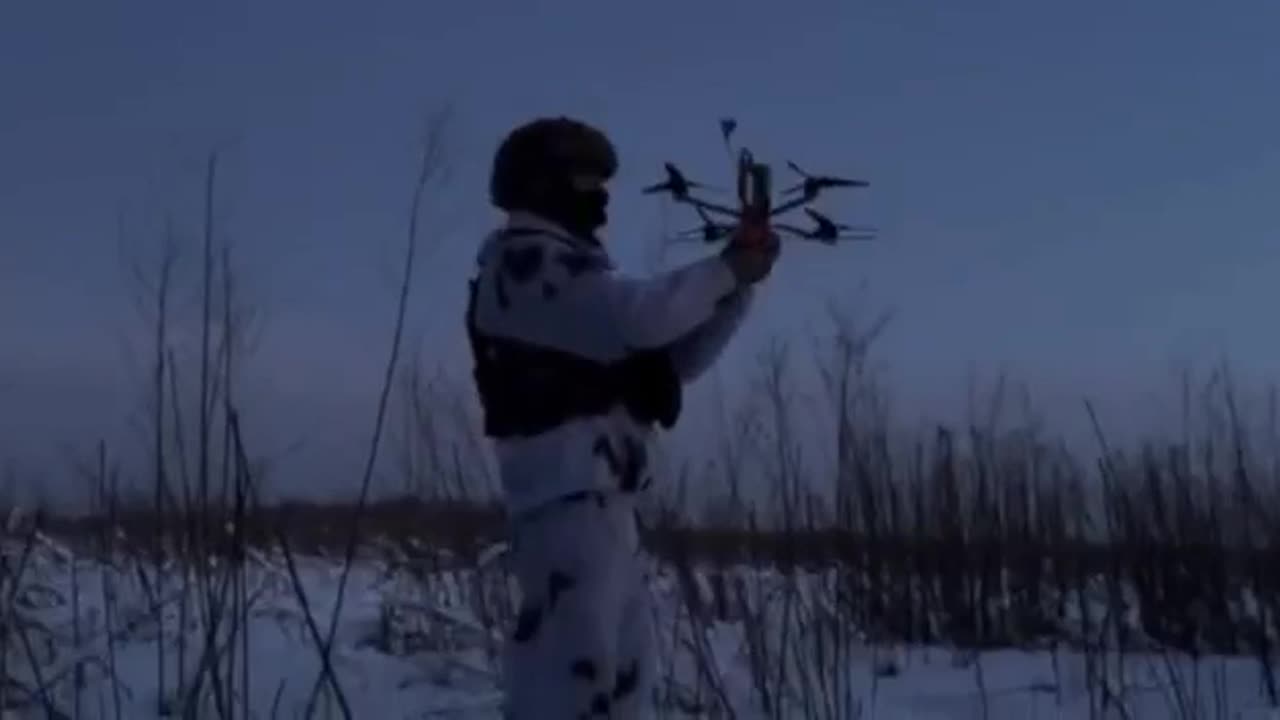Drone Explodes in Russian Soldier's Hand