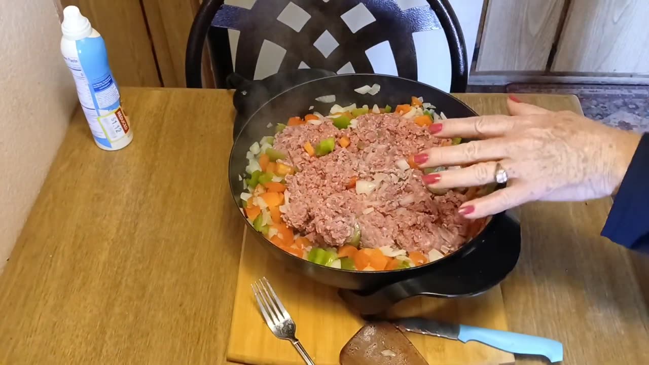 Cheesesteak Casserole _cooking _