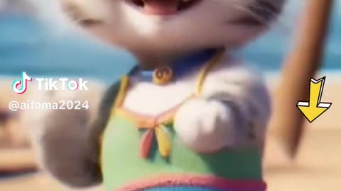 Cute adorable cat
