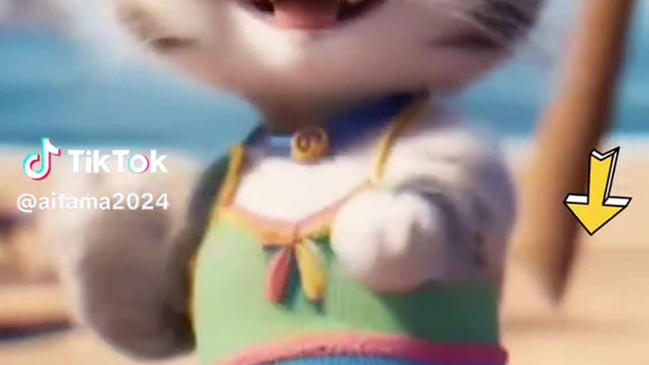 Cute adorable cat