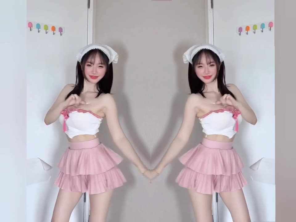 Sexy and cute girl dancing very attractively