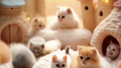 Tiny Meowing Cuties