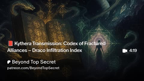 📕 Kythera Transmission: Codex of Fractured Alliances – Draco Infiltration Index