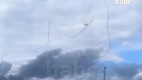 Footage of a Ukrainian drone rising from a cargo truck and heading towards Russia's Belaya Airbase