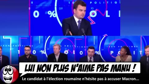 Macron se fait DÉZINGUER sur CNews par le candidat à lélection roumaine, George Simion.