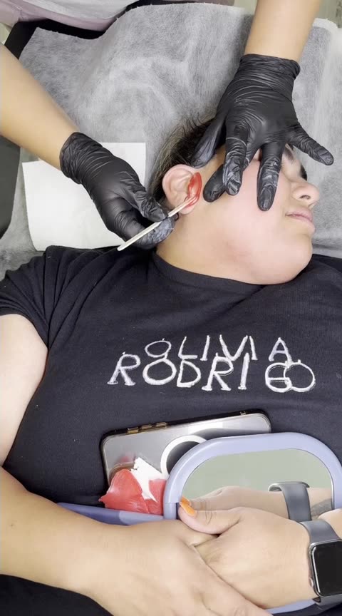 Ear Waxing in California Using Sexy Smooth Cherry Desire Hard Wax | @modalityesthetics