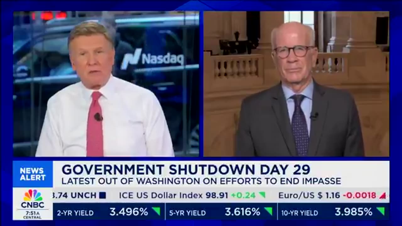 CNBC Host Slams Democrats for Dragging Out Government Shutdown- 'This is Extortion'