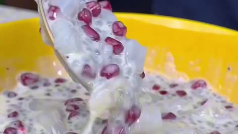 Ice apple drink