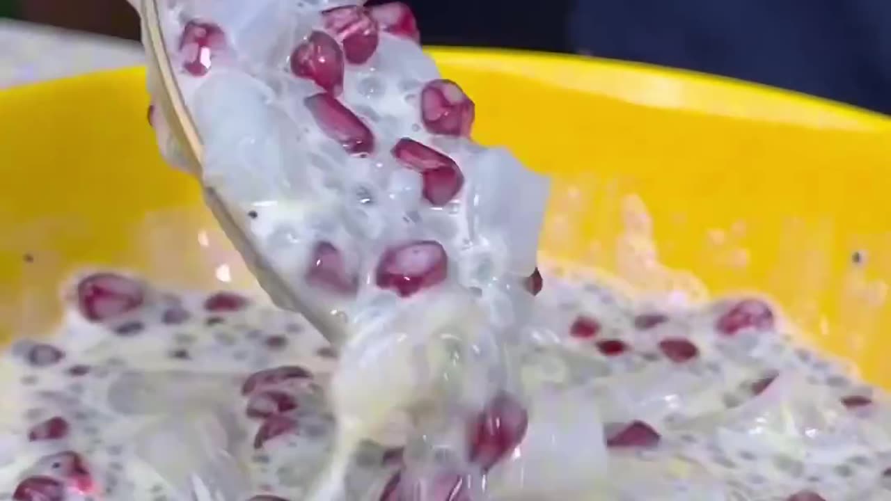 Ice apple drink