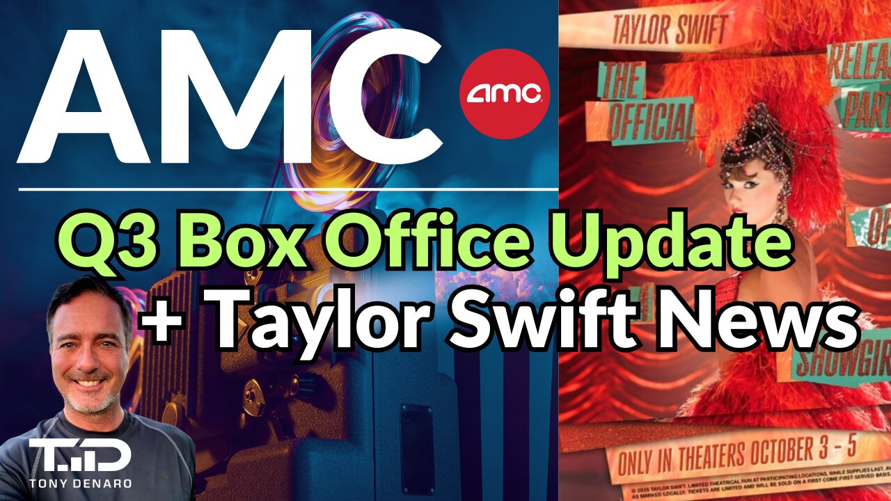 AMC Late Sept 2025 Q3 Update + New Taylor Swift Movie News!
