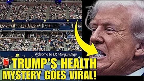 🚨Scandal Erupts as Trump Is Caught Biting Mystery Object at U.S. Open!