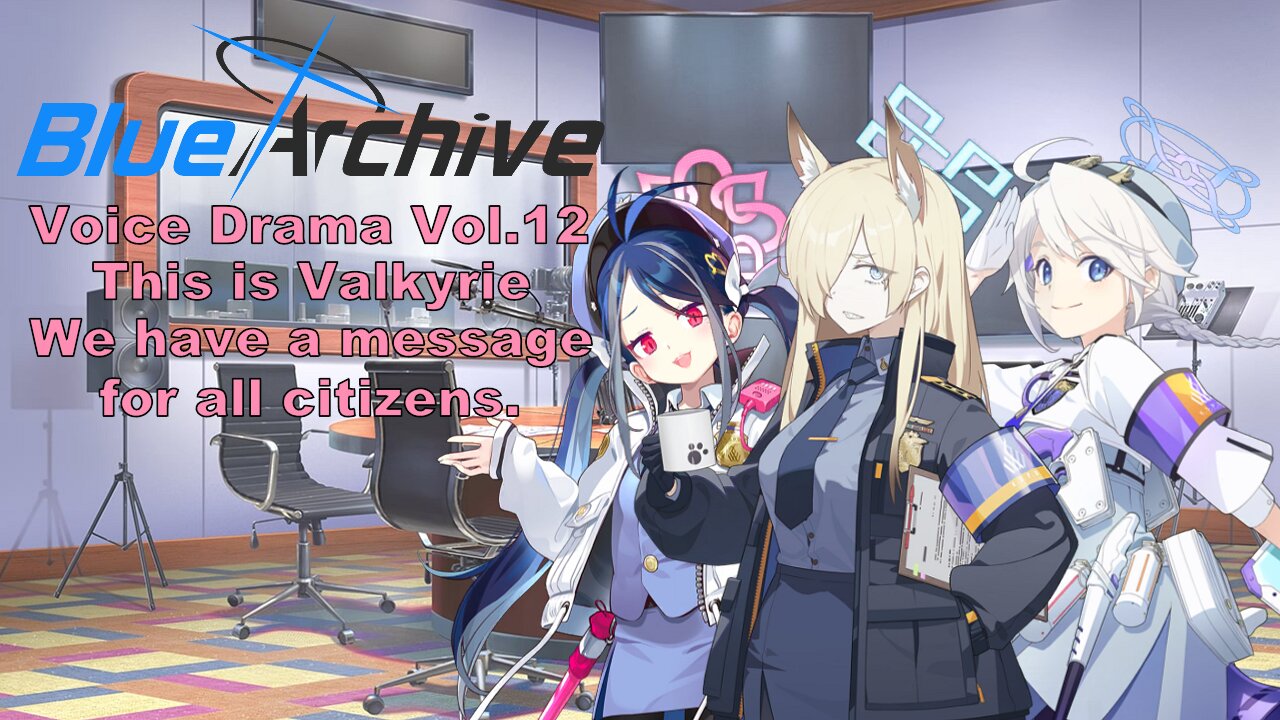Blue Archive Voice Drama CD Vol. 12 (Fan Translated) (Visualized)