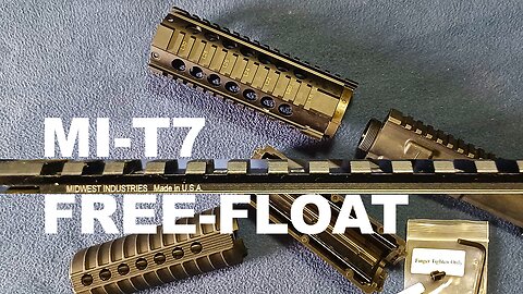 MIDWEST INDUSTRIES, Carbine Length Free Float Handguard, MI-T7