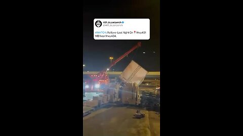 Truck Rollover In Toronto